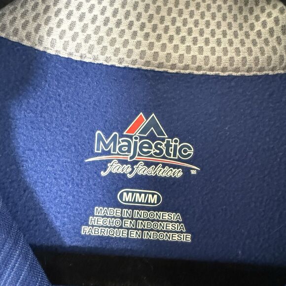 Kansas City Royals 2015 World Series Women's Medium Blue 1/4 Zip Take October - Picture 6 of 9